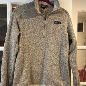 Patagonia Heathered Gray Fleece Pullover